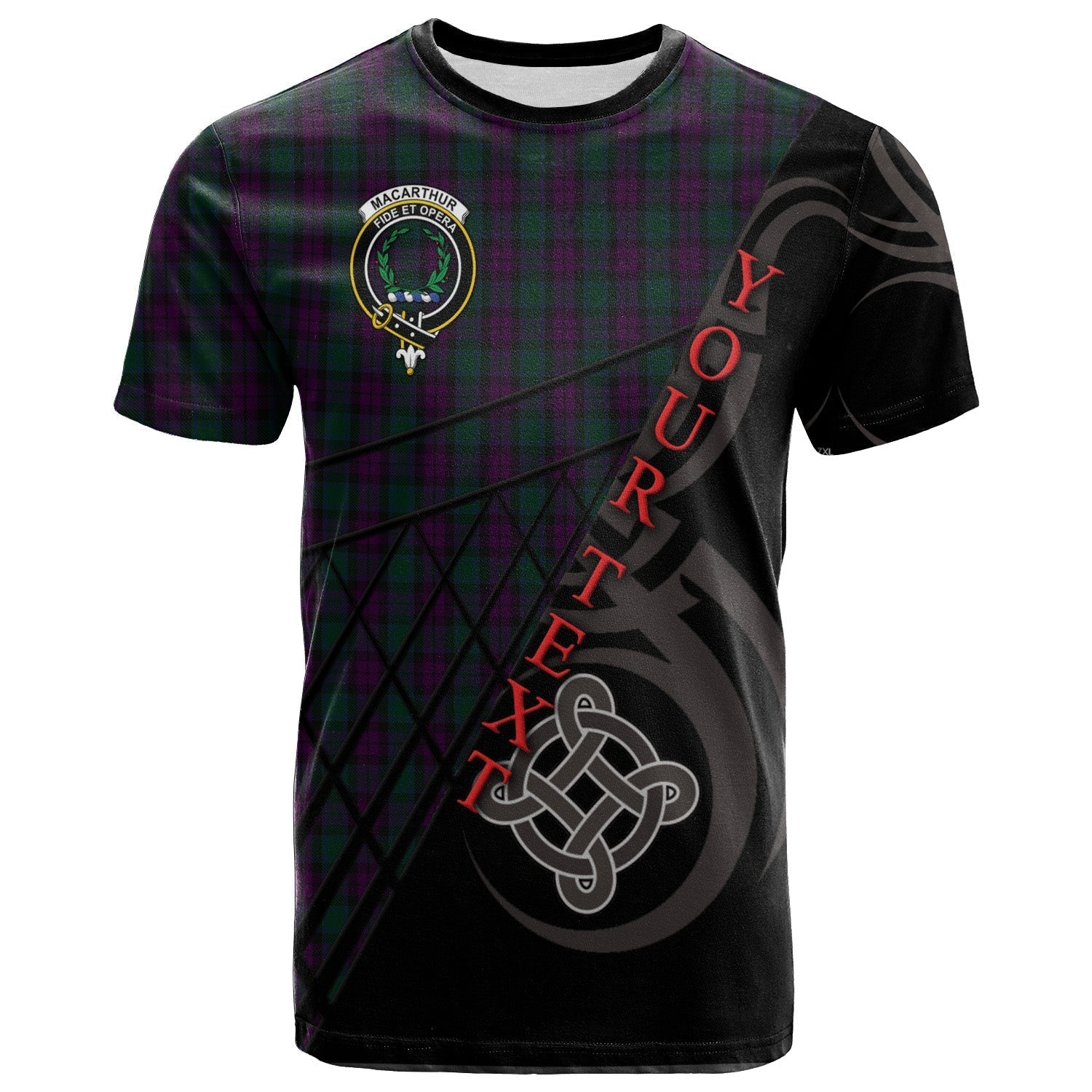 Printivon MacArthur of Milton Hunting T Shirt Pattern Celtic 