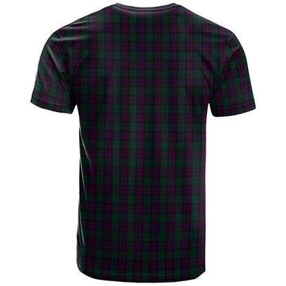 Printivon MacArthur of Milton Hunting Clan DNA In Me Tartan Crest T Shirt