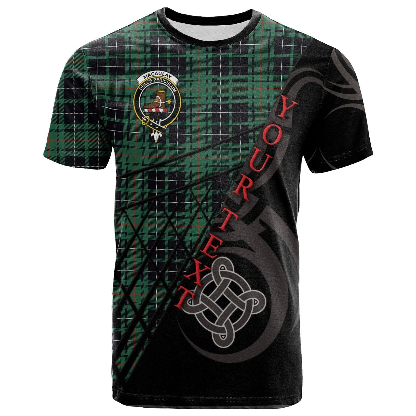 Printivon MacAulay Hunting Ancient T Shirt Pattern Celtic 