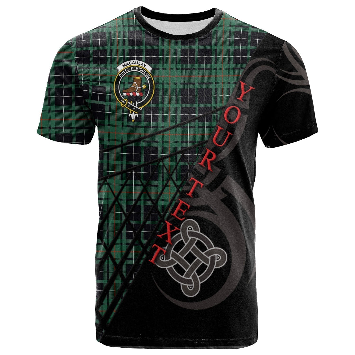 Printivon MacAulay Hunting Ancient T Shirt Pattern Celtic 