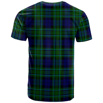 Printivon MacCallum Modern Clan DNA In Me Tartan Crest T Shirt