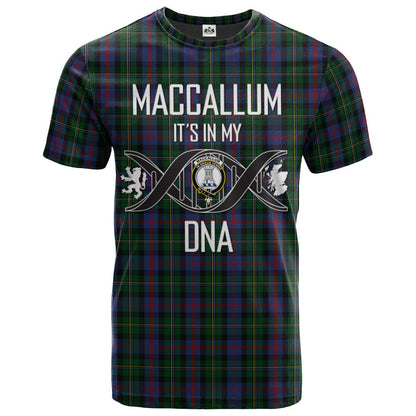 Printivon MacCallum (Malcolm) 02 Clan DNA In Me Tartan Crest T Shirt