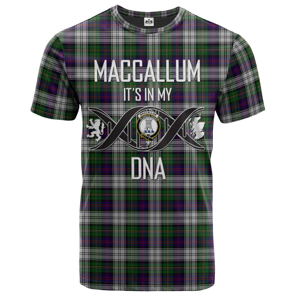 Printivon MacCallum (Malcolm) Dress 01 Clan DNA In Me Tartan Crest T Shirt