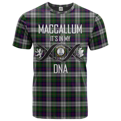 Printivon MacCallum (Malcolm) Dress 01 Clan DNA In Me Tartan Crest T Shirt