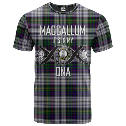 Printivon MacCallum (Malcolm) Dress 02 Clan DNA In Me Tartan Crest T Shirt
