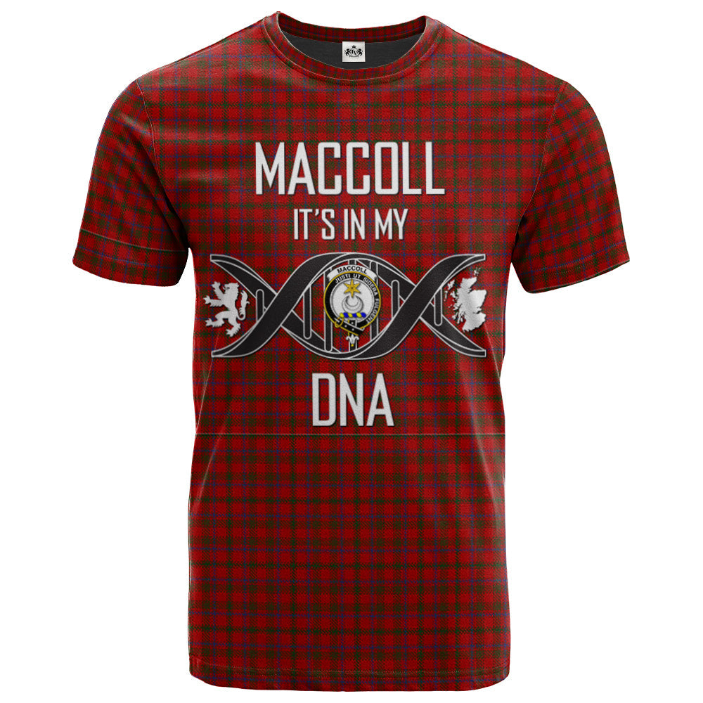 Printivon MacColl 02 Clan DNA In Me Tartan Crest T Shirt