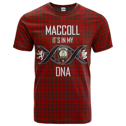 Printivon MacColl 02 Clan DNA In Me Tartan Crest T Shirt