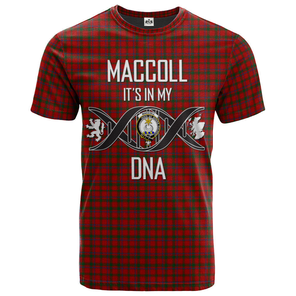 Printivon MacColl 03 Clan DNA In Me Tartan Crest T Shirt