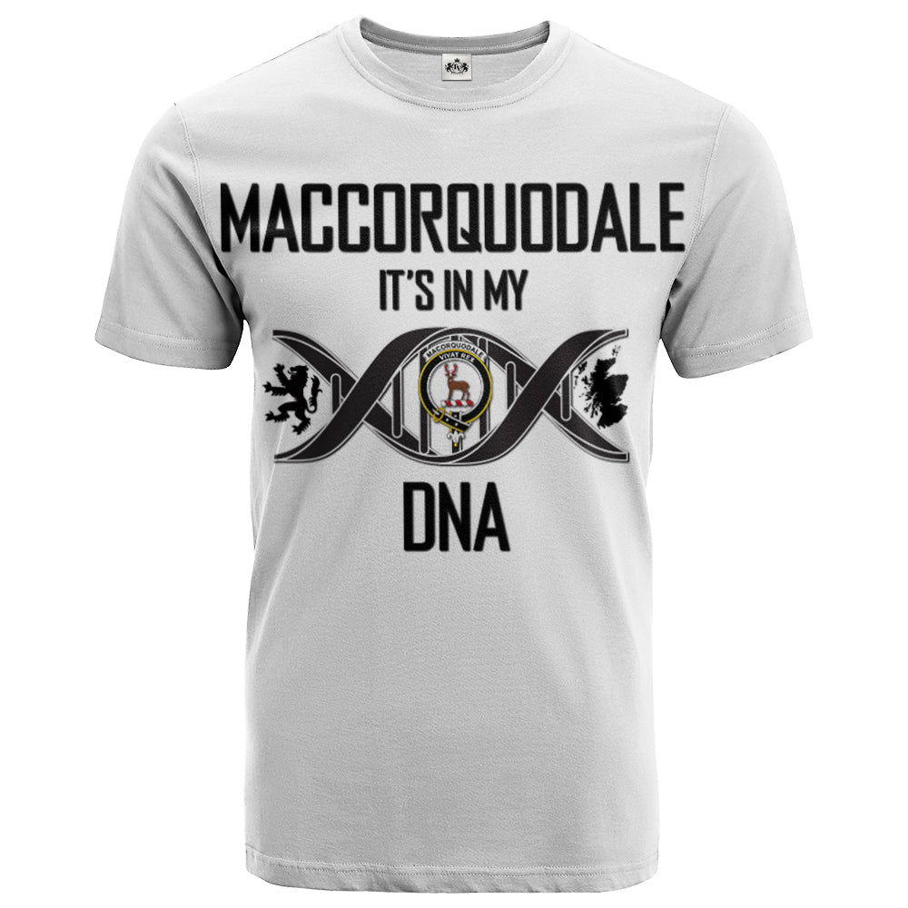 Printivon MacCorquodale Clan DNA In Me Crest T Shirt