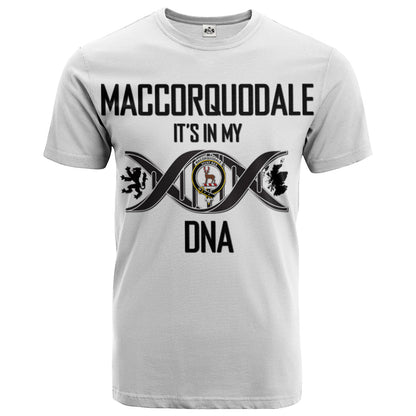 Printivon MacCorquodale Clan DNA In Me Crest T Shirt
