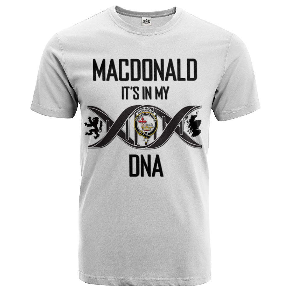 Printivon MacDonald Clan DNA In Me Crest T Shirt