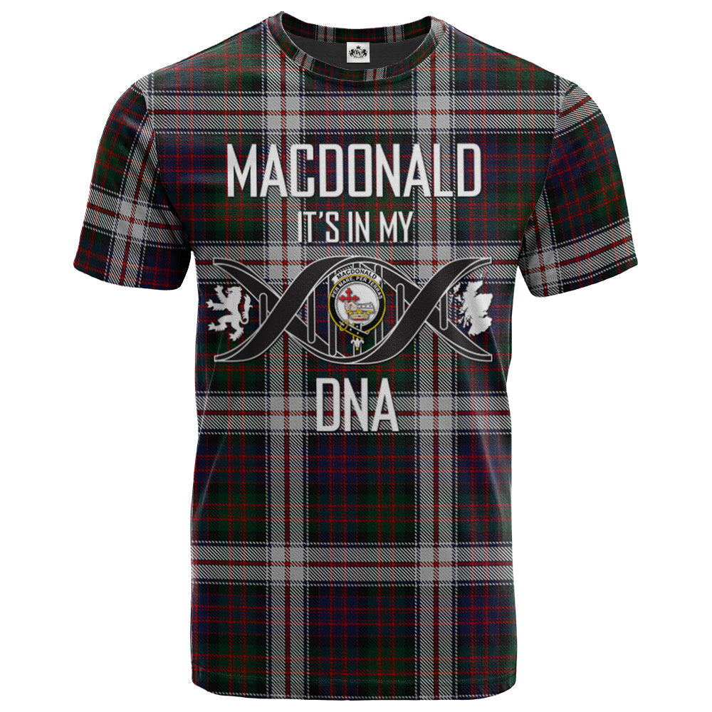 Printivon MacDonald Dress Clan DNA In Me Tartan Crest T Shirt