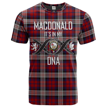 Printivon MacDonald Dress Irish Clan DNA In Me Tartan Crest T Shirt
