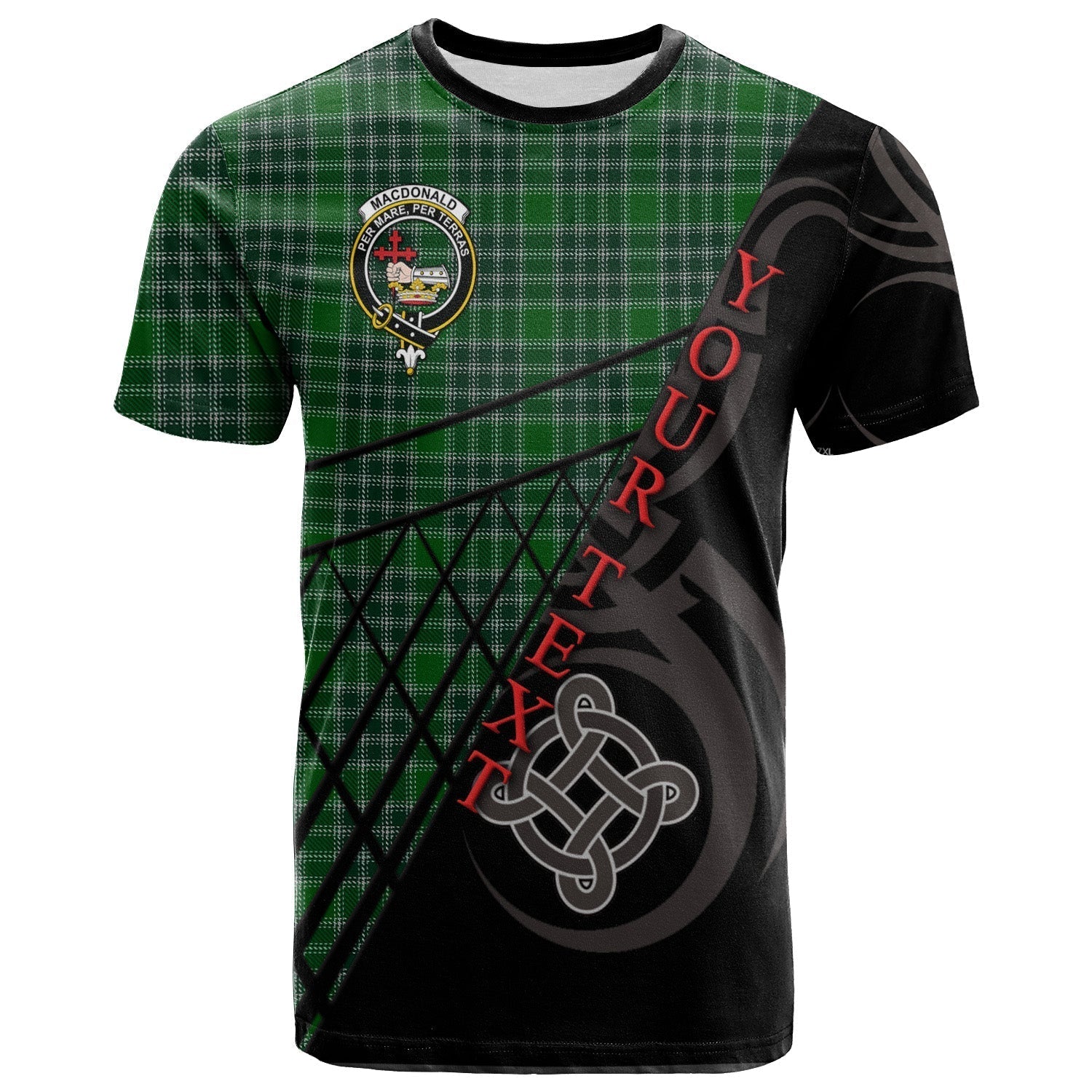 Printivon MacDonald, Lord of the Isles Hunting T Shirt Pattern Celtic 
