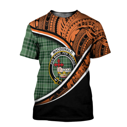 Printivon MacDonald Lord of the Isles Hunting 01 T Shirt Pattern Polynesian 