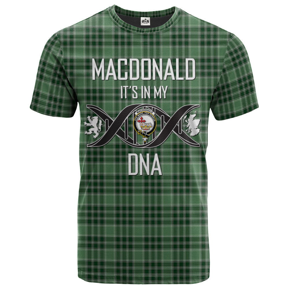 Printivon MacDonald Lord of the Isles Hunting 01 Clan DNA In Me Tartan Crest T Shirt