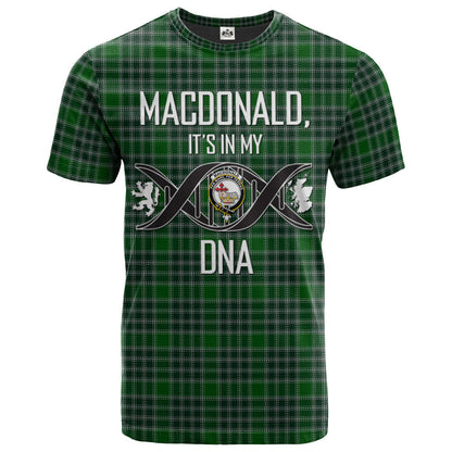 Printivon MacDonald, Lord of the Isles Hunting Clan DNA In Me Tartan Crest T Shirt