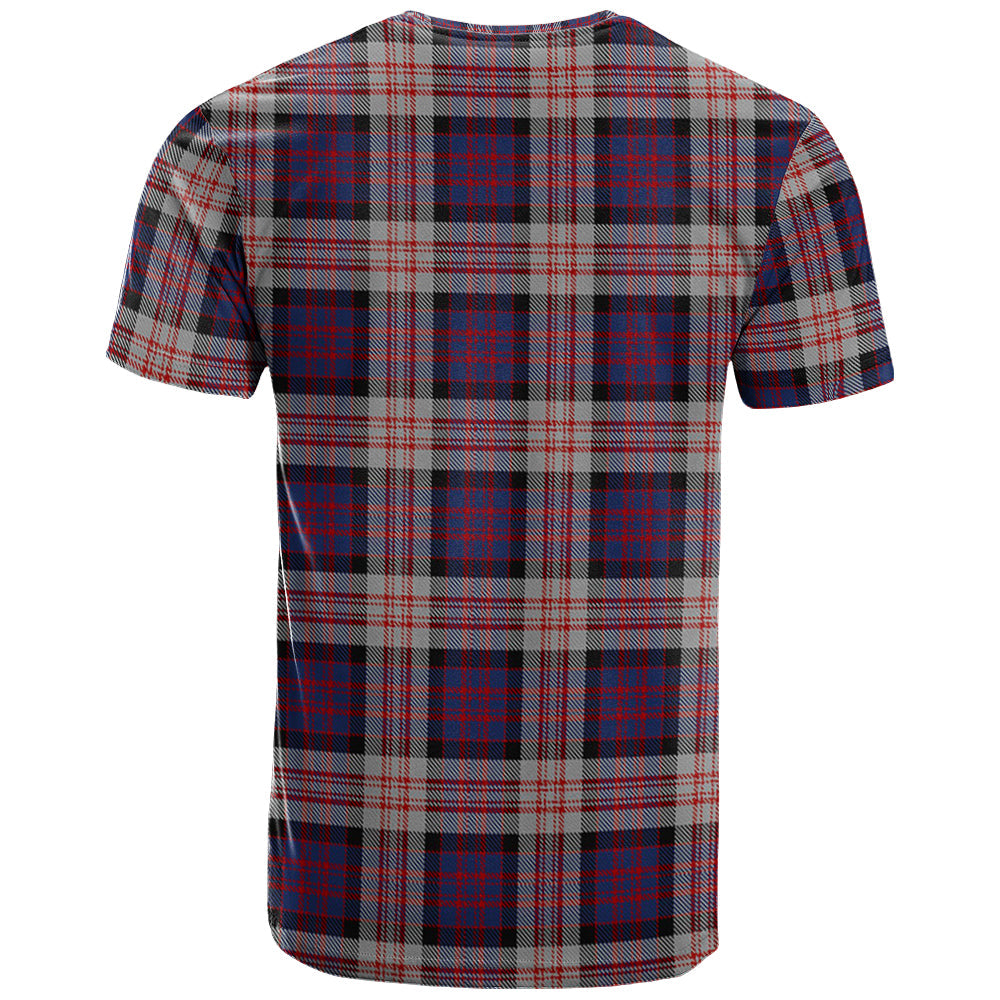 Printivon MacDonald Pattern of Plaids Clan DNA In Me Tartan Crest T Shirt