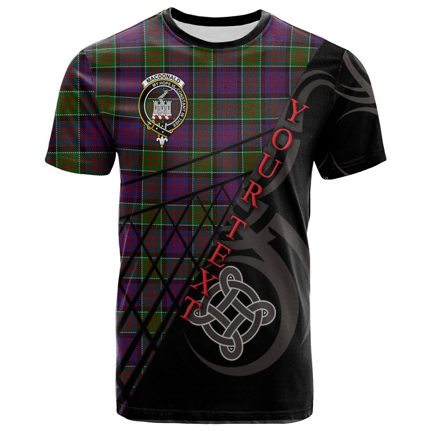 Printivon MacDonald of Clanranald T Shirt Pattern Celtic 