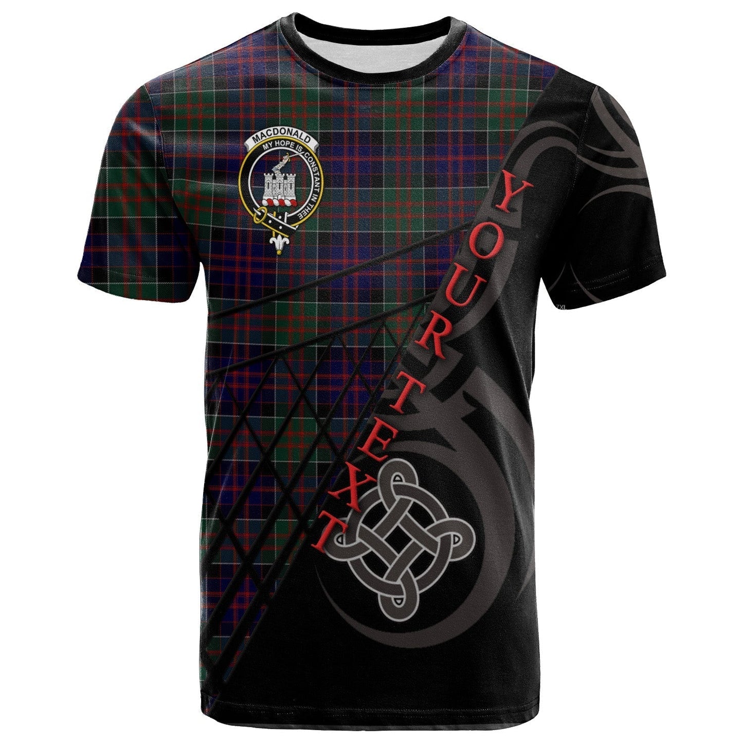 Printivon MacDonald of Clanranald 02 T Shirt Pattern Celtic 