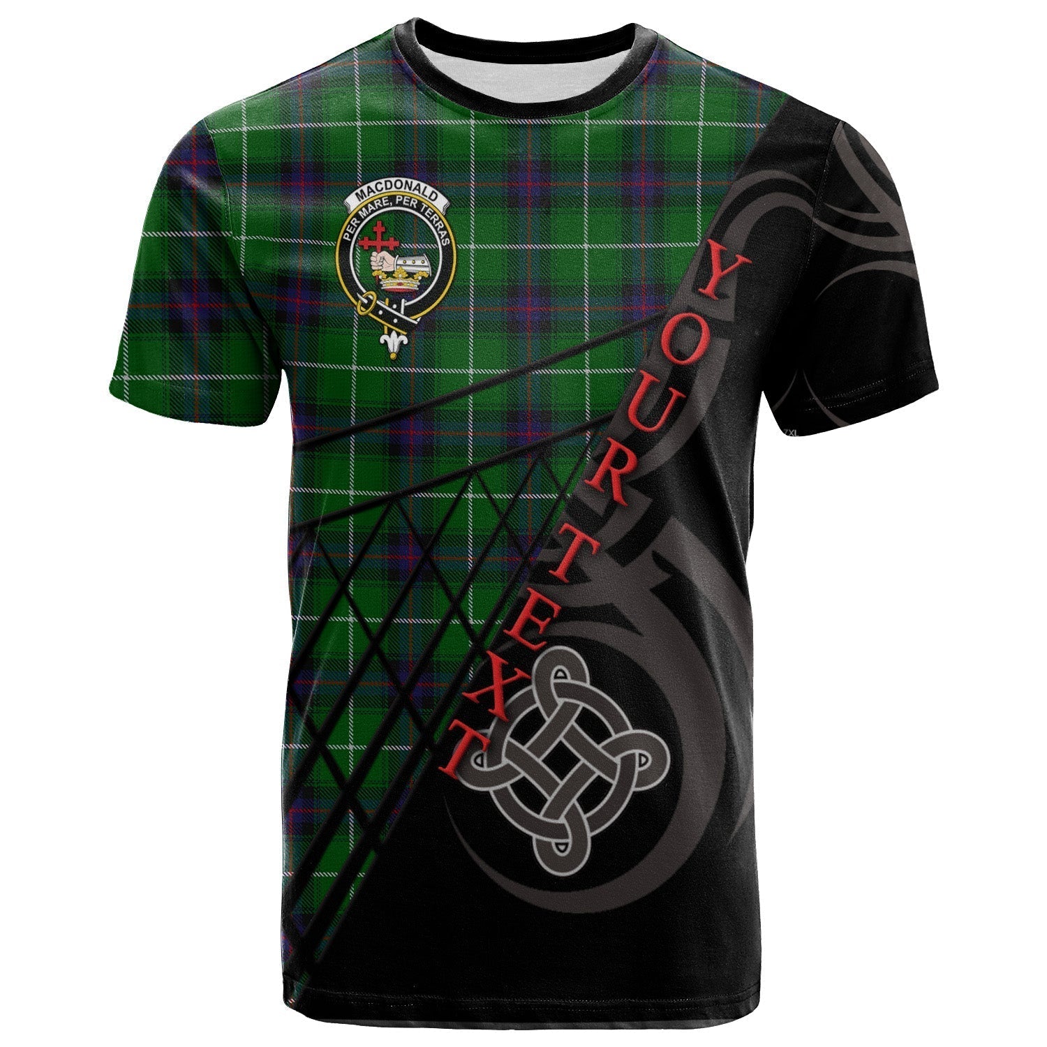 Printivon MacDonald of The Isles T Shirt Pattern Celtic 