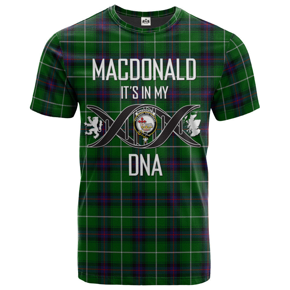 Printivon MacDonald of The Isles Clan DNA In Me Tartan Crest T Shirt