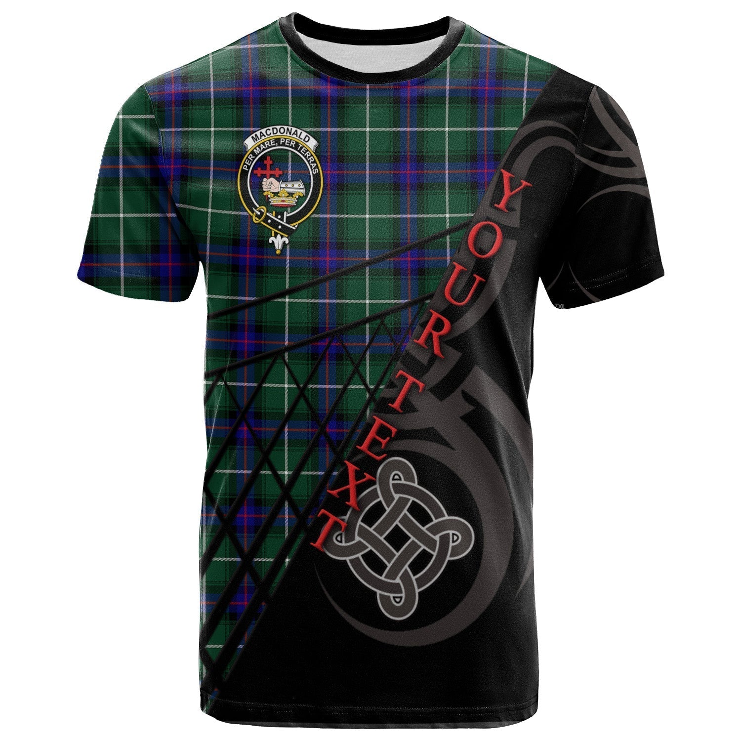 Printivon MacDonald of the Isles Hunting Modern T Shirt Pattern Celtic 
