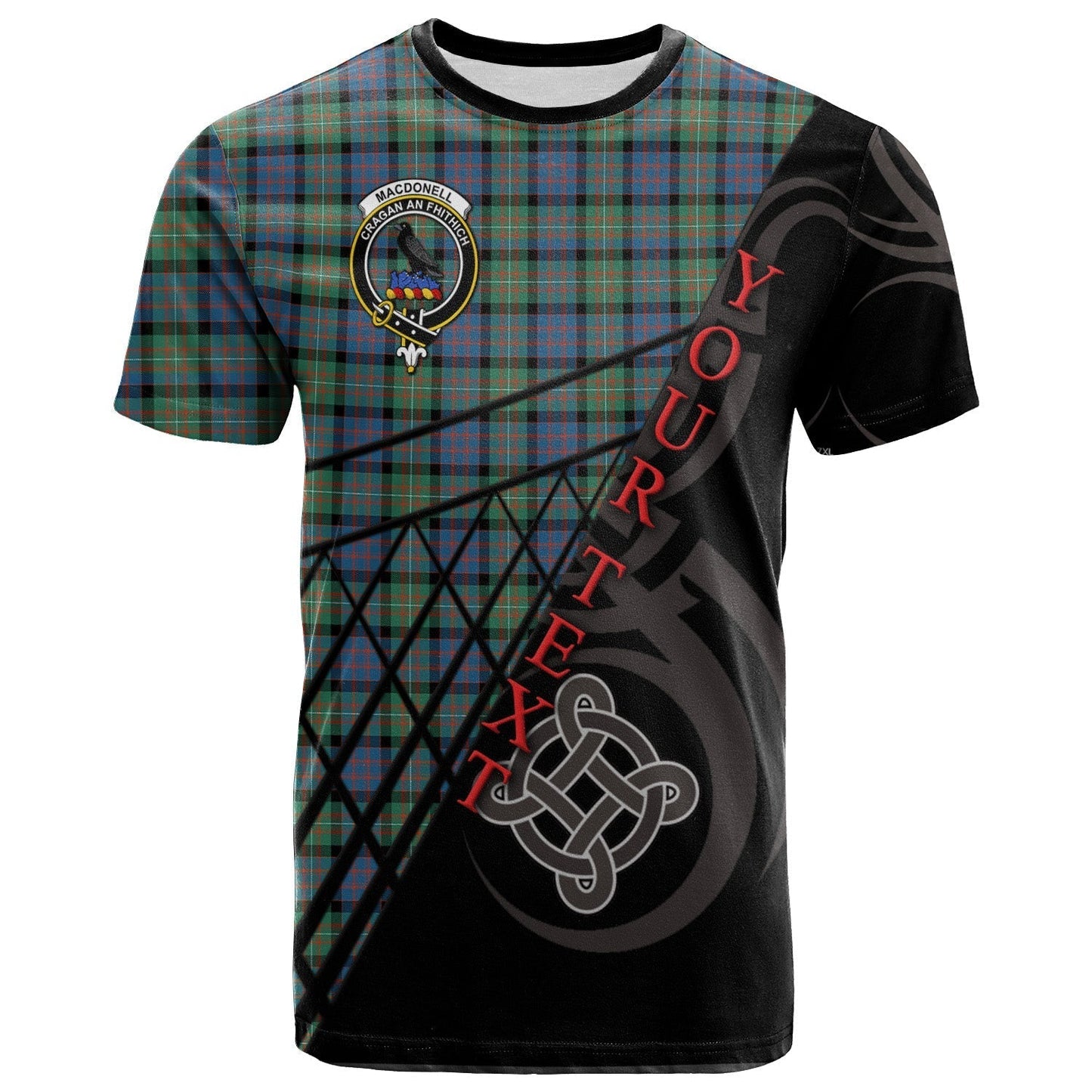 Printivon MacDonnell of Glengarry Ancient T Shirt Pattern Celtic 