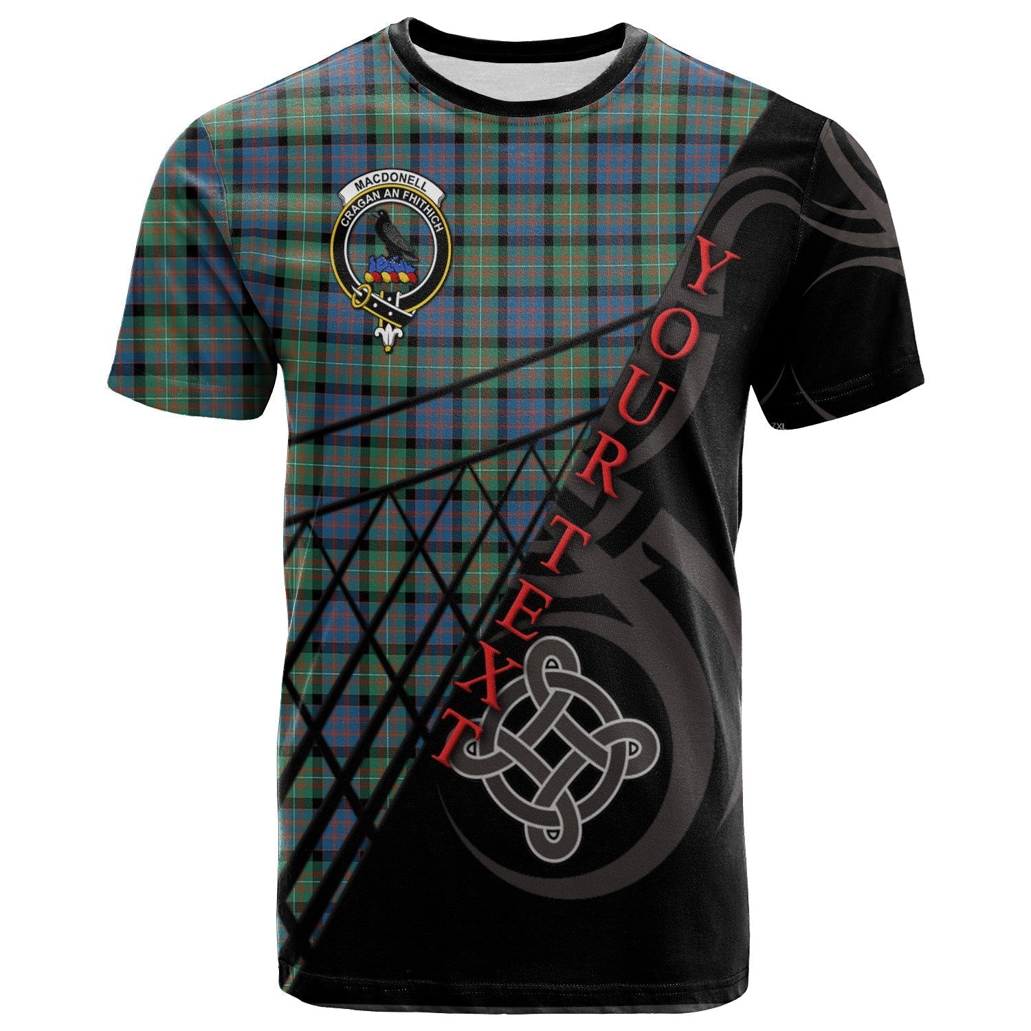 Printivon MacDonnell of Glengarry Ancient T Shirt Pattern Celtic 