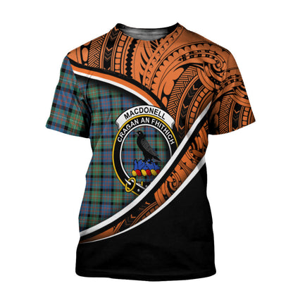 Printivon MacDonnell of Glengarry Ancient T Shirt Pattern Polynesian 
