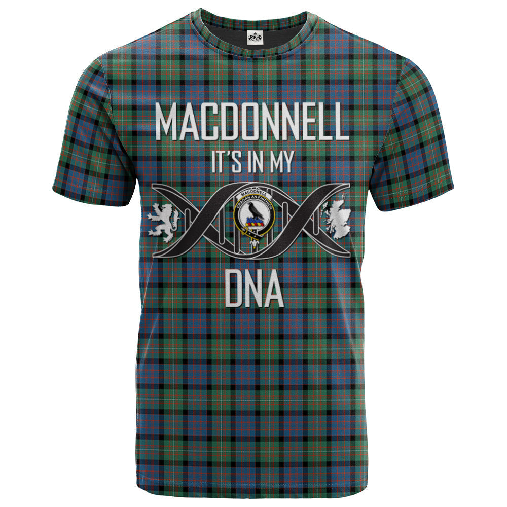 Printivon MacDonnell of Glengarry Ancient Clan DNA In Me Tartan Crest T Shirt
