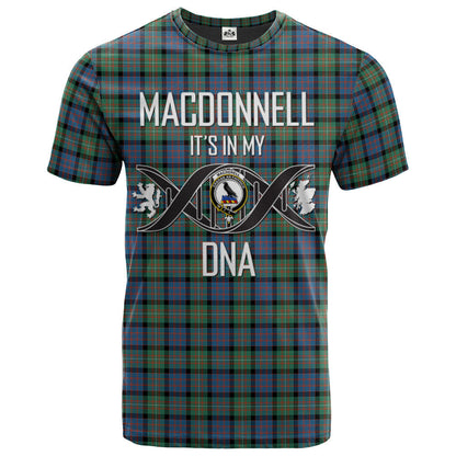 Printivon MacDonnell of Glengarry Ancient Clan DNA In Me Tartan Crest T Shirt