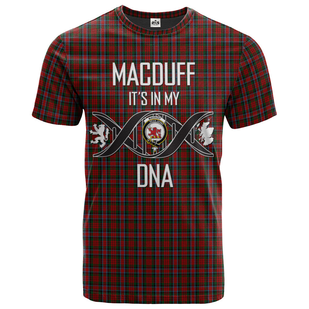 Printivon MacDuff 05 Clan DNA In Me Tartan Crest T Shirt