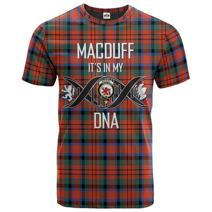 Printivon MacDuff Ancient Clan DNA In Me Tartan Crest T Shirt