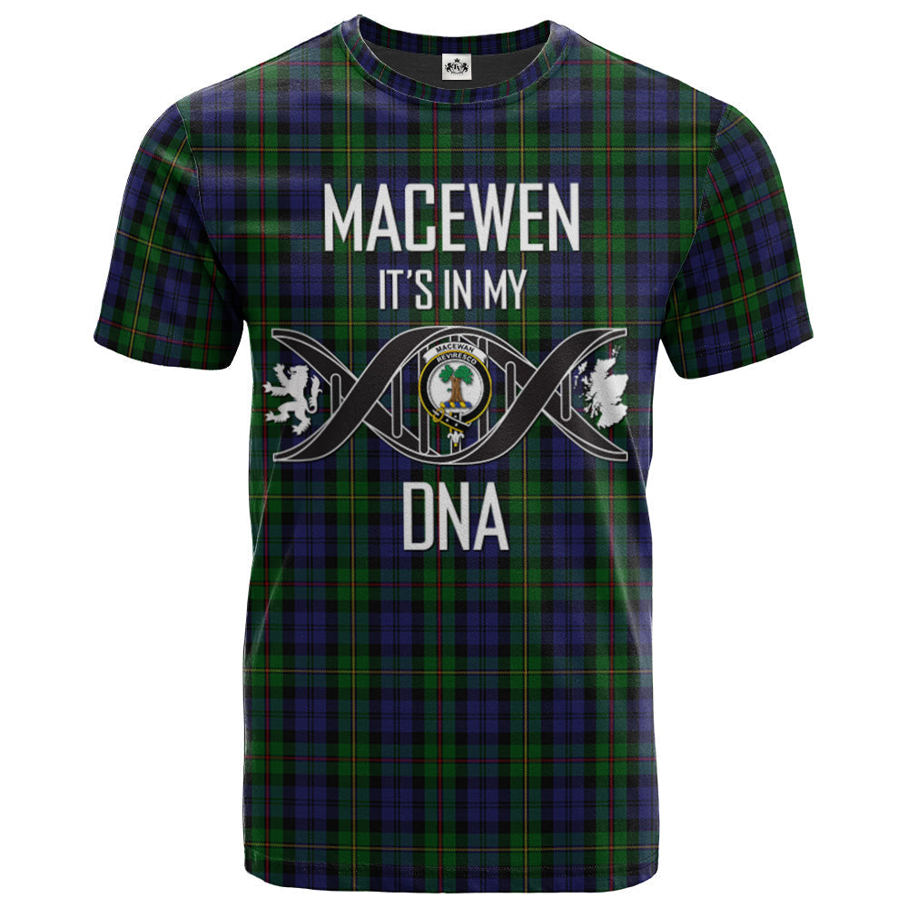 Printivon MacEwen MacEwan 01 Clan DNA In Me Tartan Crest T Shirt