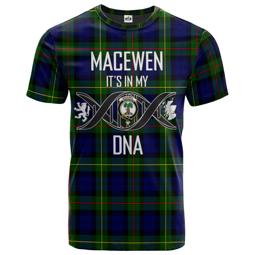 Printivon MacEwen MacEwan 02 Clan DNA In Me Tartan Crest T Shirt