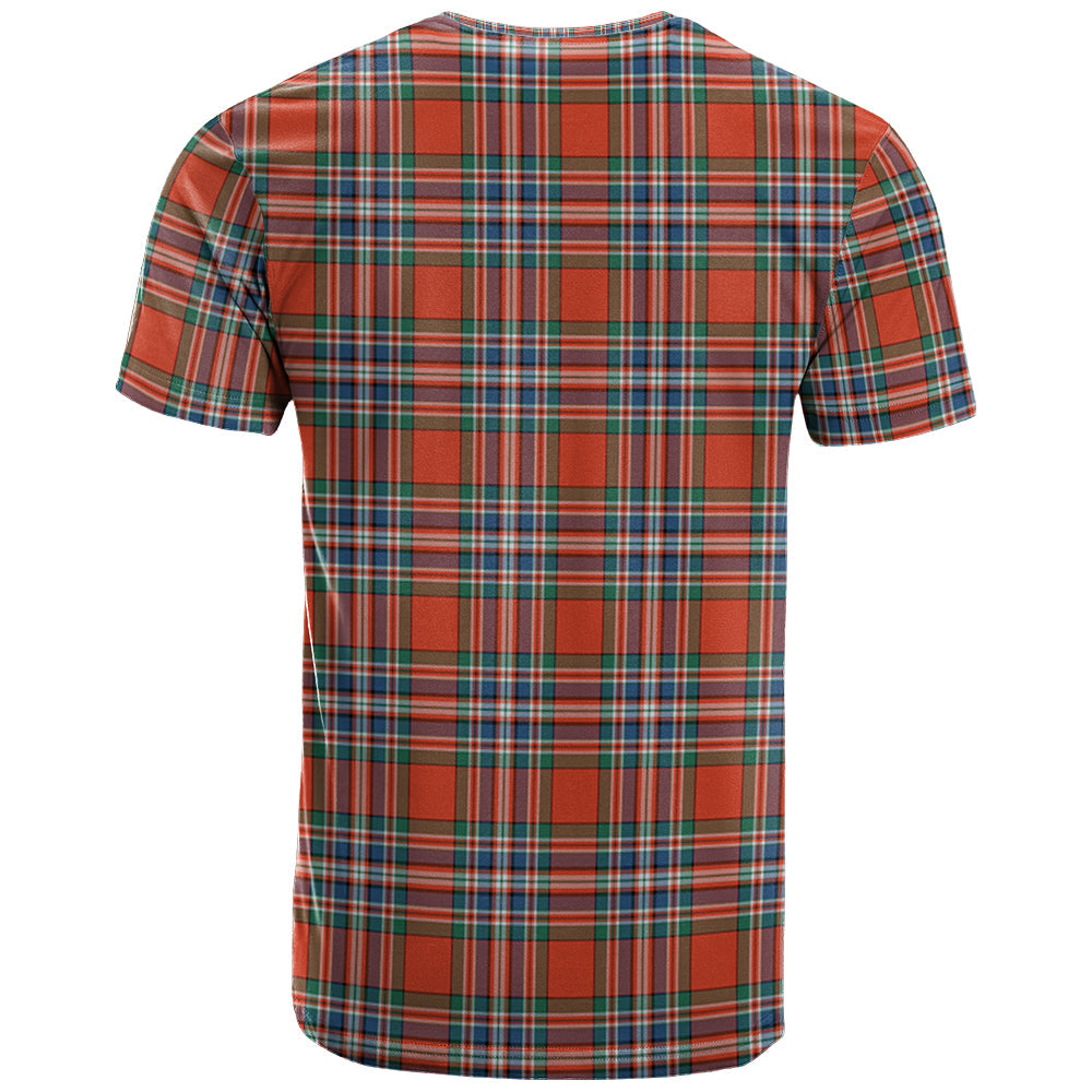 Printivon MacFarlane Ancient Clan DNA In Me Tartan Crest T Shirt