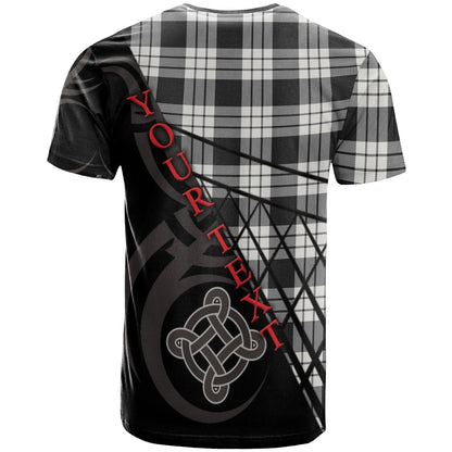 Printivon MacFarlane Black White Ancient T Shirt Pattern Celtic