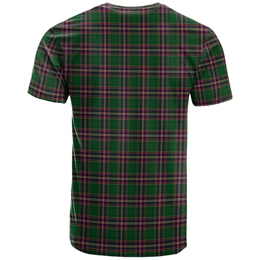 Printivon MacFarlane Hunting Clan DNA In Me Tartan Crest T Shirt