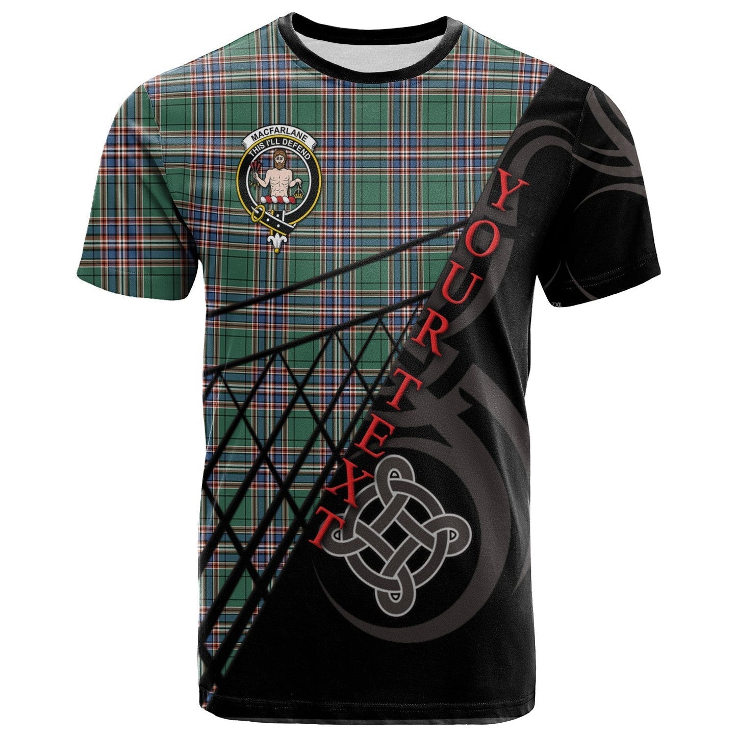 Printivon MacFarlane Hunting Ancient T Shirt Pattern Celtic 