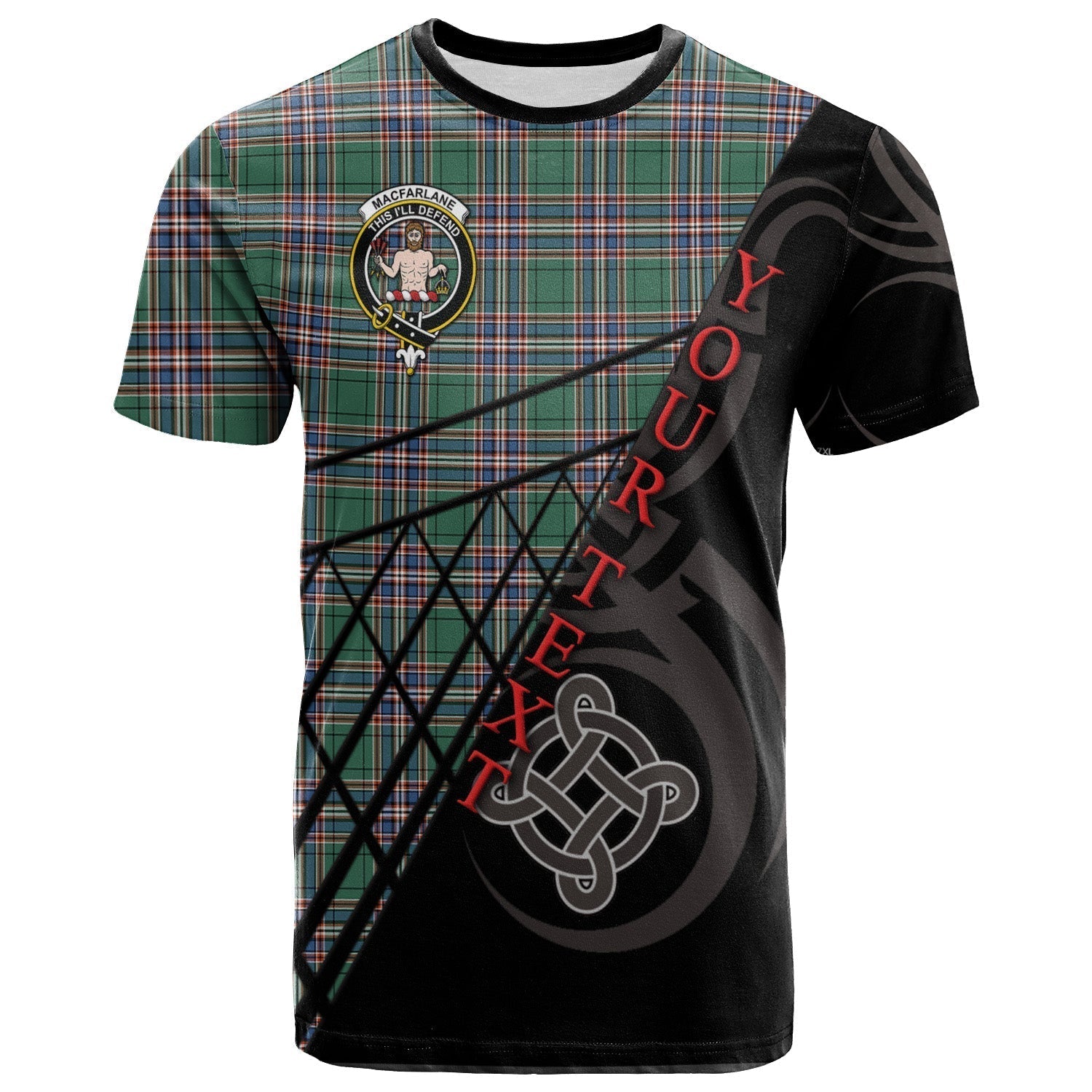 Printivon MacFarlane Hunting Ancient T Shirt Pattern Celtic 