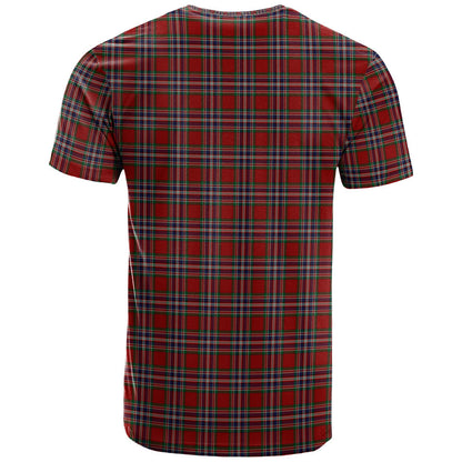 Printivon MacFarlane Red Clan DNA In Me Tartan Crest T Shirt
