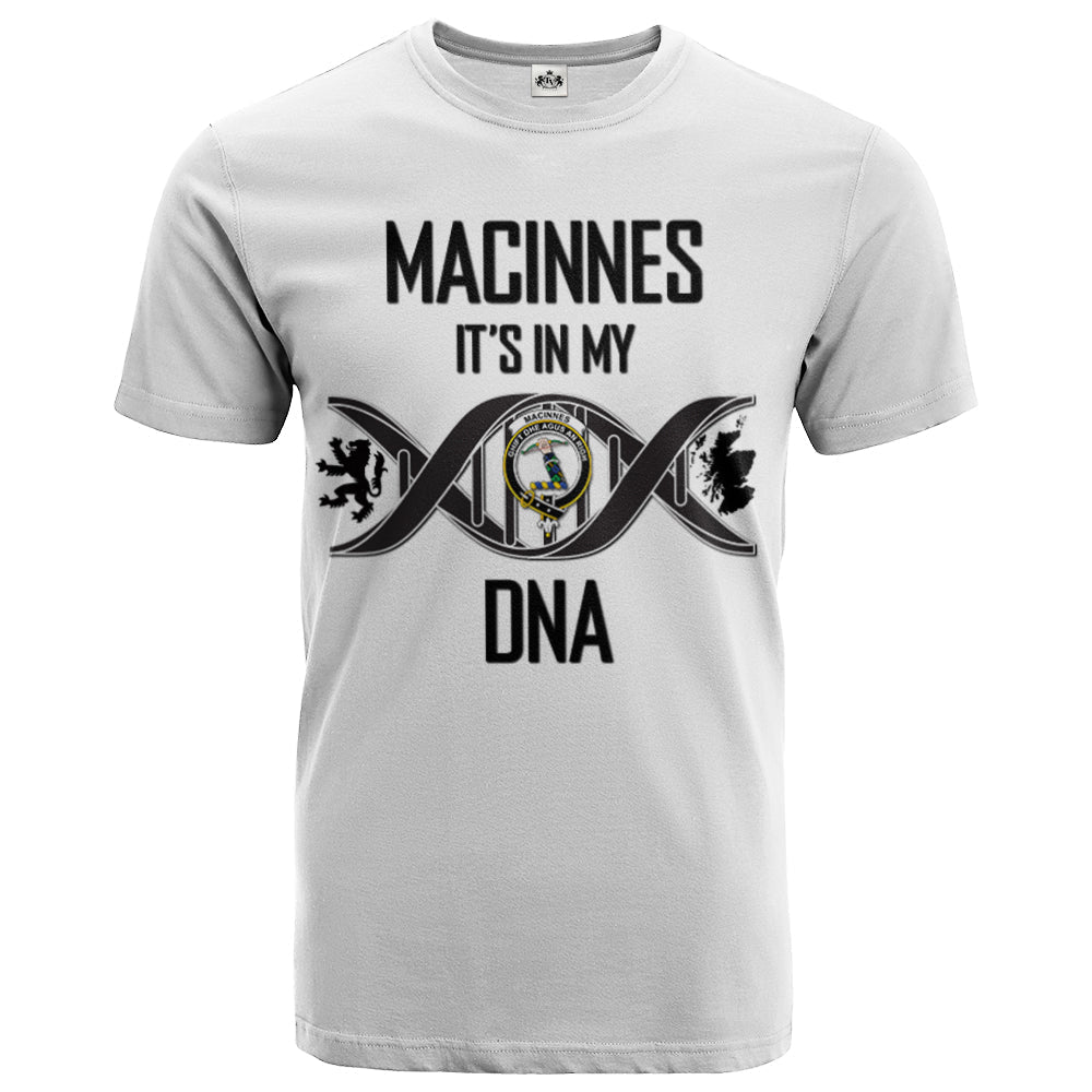 Printivon MacInnes Clan DNA In Me Crest T Shirt