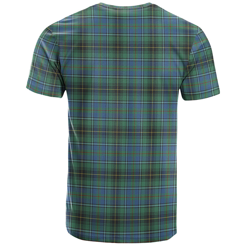 Printivon MacInnes Ancient Clan DNA In Me Tartan Crest T Shirt