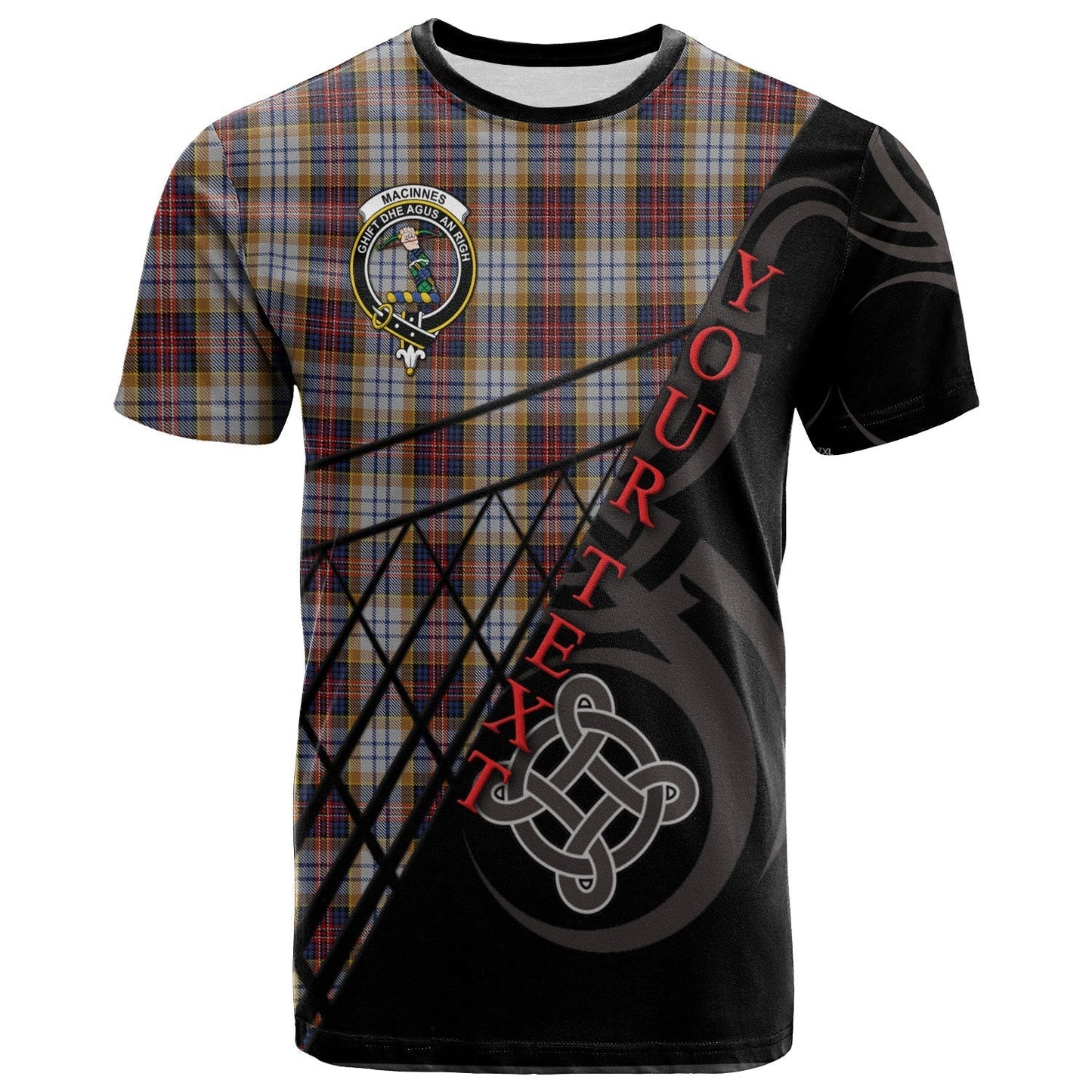 Printivon MacInnes Ancient Hunting T Shirt Pattern Celtic 