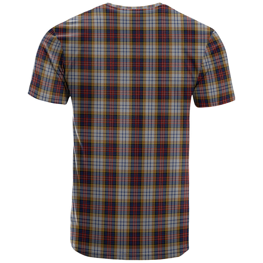 Printivon MacInnes Ancient Hunting Clan DNA In Me Tartan Crest T Shirt