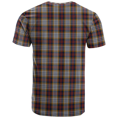 Printivon MacInnes Ancient Hunting Clan DNA In Me Tartan Crest T Shirt