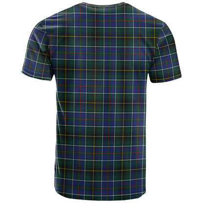 Printivon MacInnes Modern Clan DNA In Me Tartan Crest T Shirt