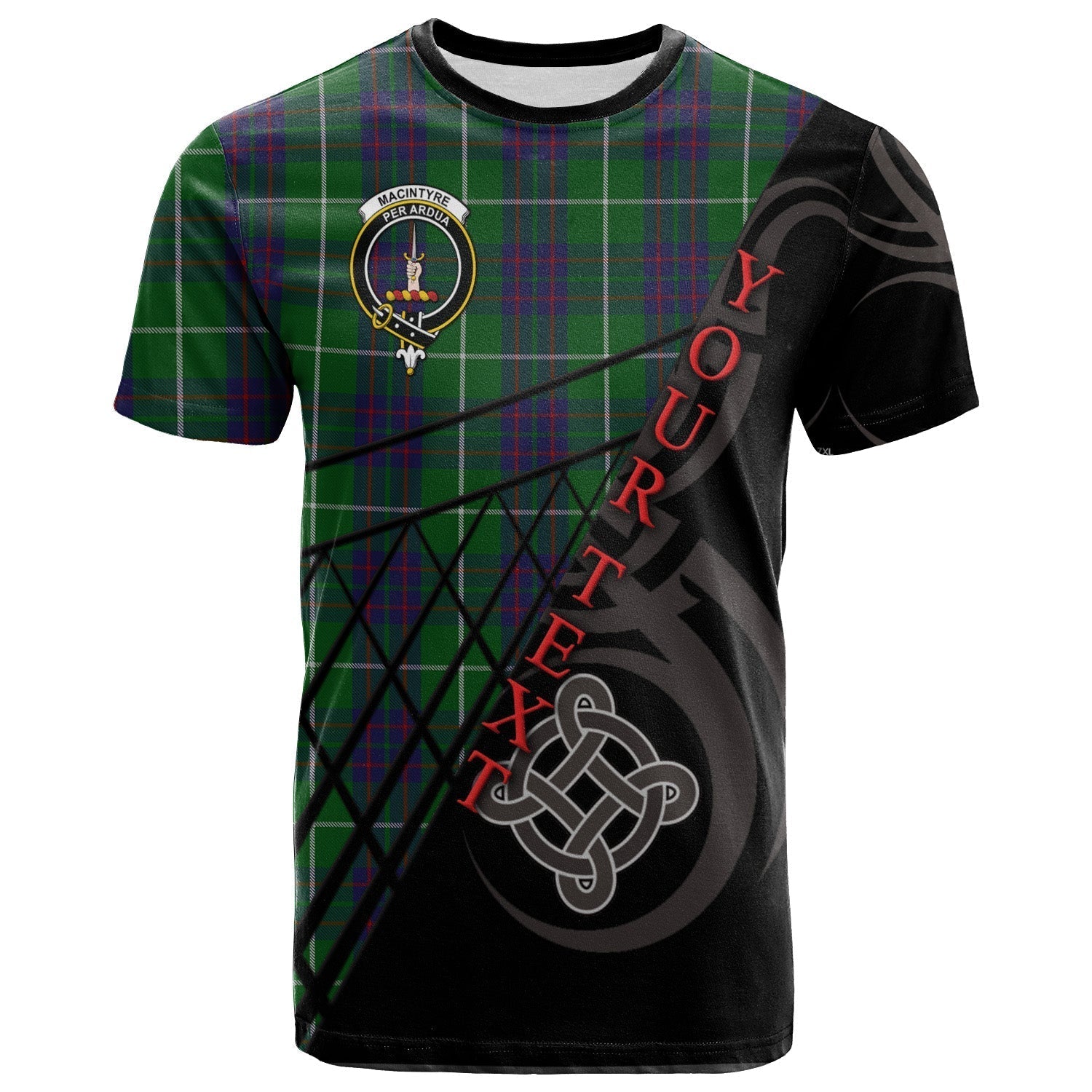 Printivon MacIntyre Hunting T Shirt Pattern Celtic 