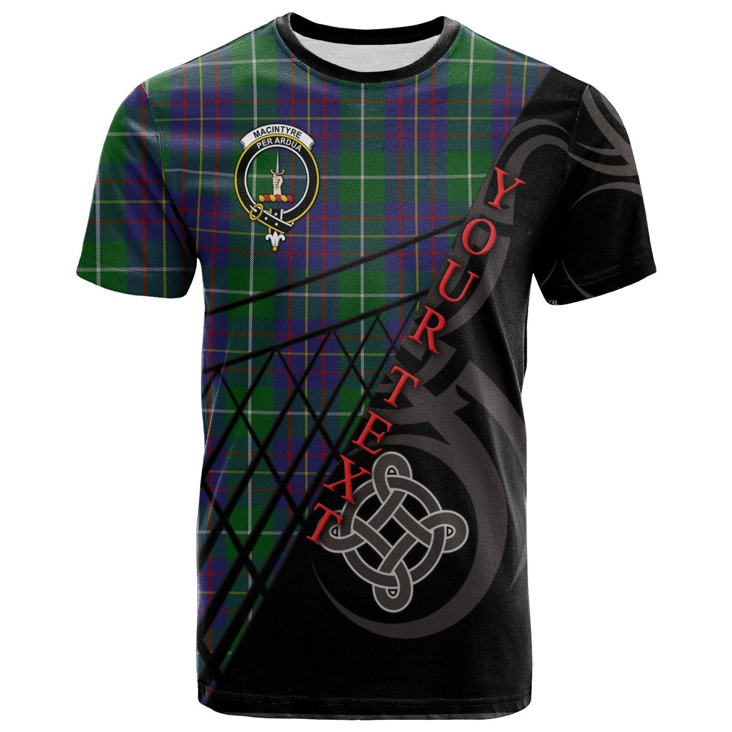 Printivon MacIntyre Inglis T Shirt Pattern Celtic 